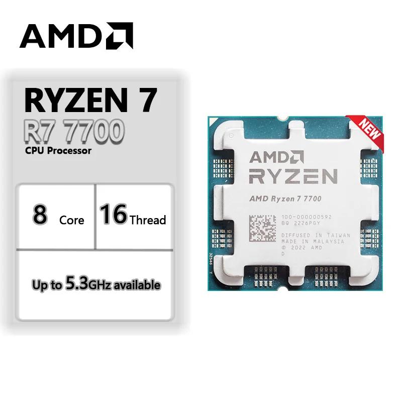 AMD Ryzen 7 7700 R7 7700 CPU  AM5, ǰ,  